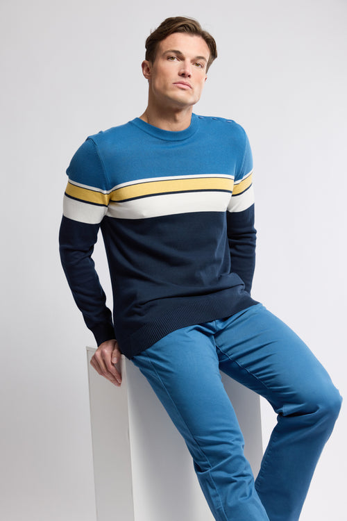 Tricolor fisherman jumper - cotton - Armor-lux - 3