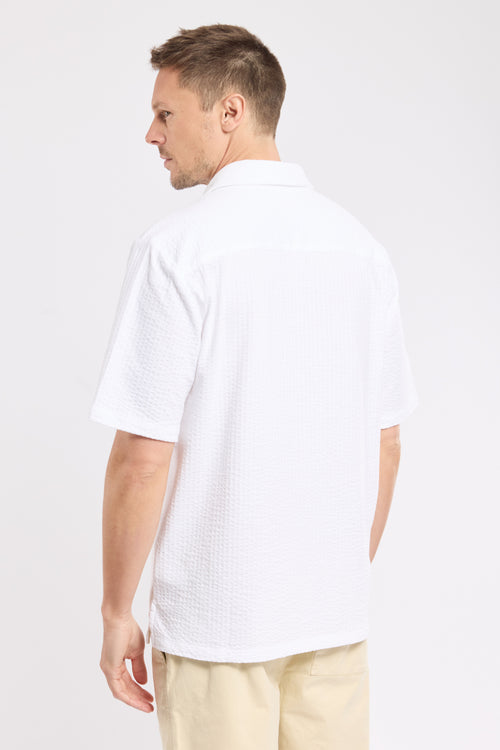 Short-sleeved shirt - embossed knit - Armor-lux - 6