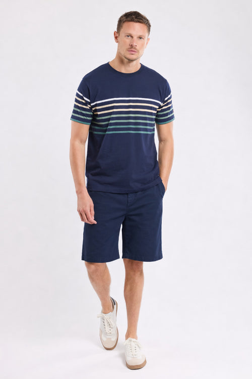 Elastic waist Bermuda shorts - cotton - Armor-lux - 1