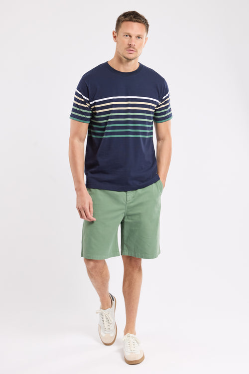 Bermuda taille élastique - coton - Armor-lux - 1