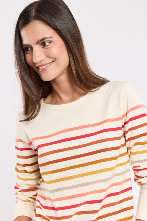 8-colour Breton striped shirt - cotton - Armor-lux - 2