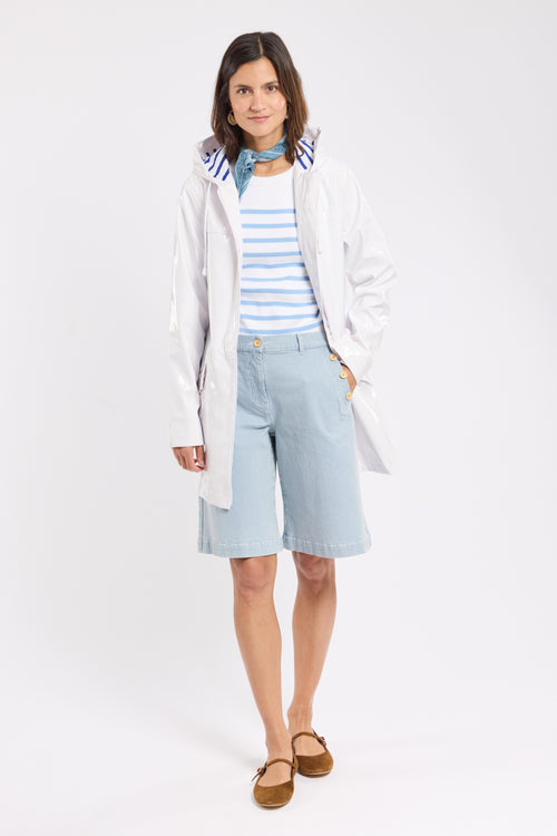 Shiny raincoat with striped lining - Armor-lux - 3