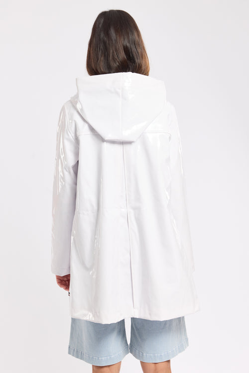 Glänzender Regenmantel mit gestreiftem Futter - Armor-lux - 4