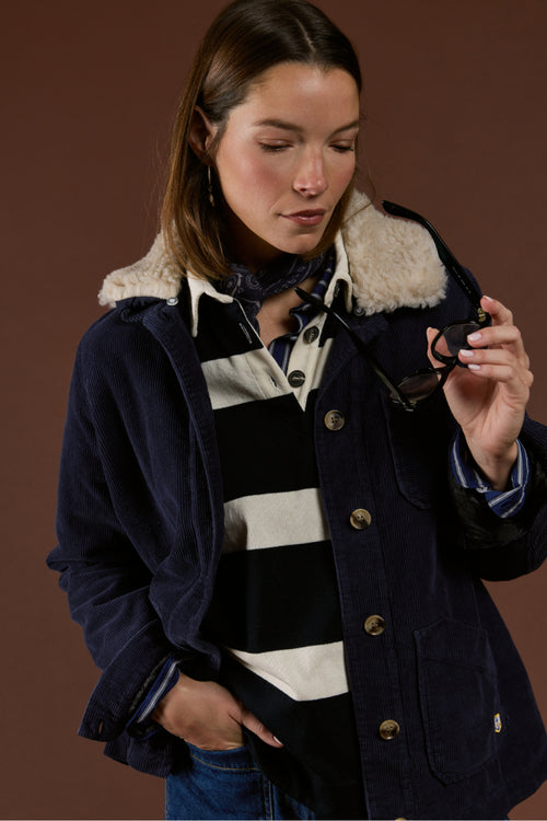 Veste pêcheur velours côtelé Heritage - coton - Armor-lux - 1