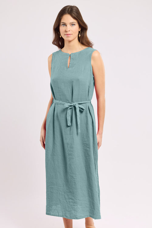 Langes Kleid - Leinen - Armor-lux - 1