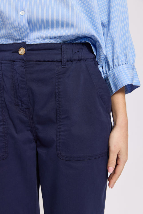 Elasticated waist chinos - cotton - Armor-lux - 2