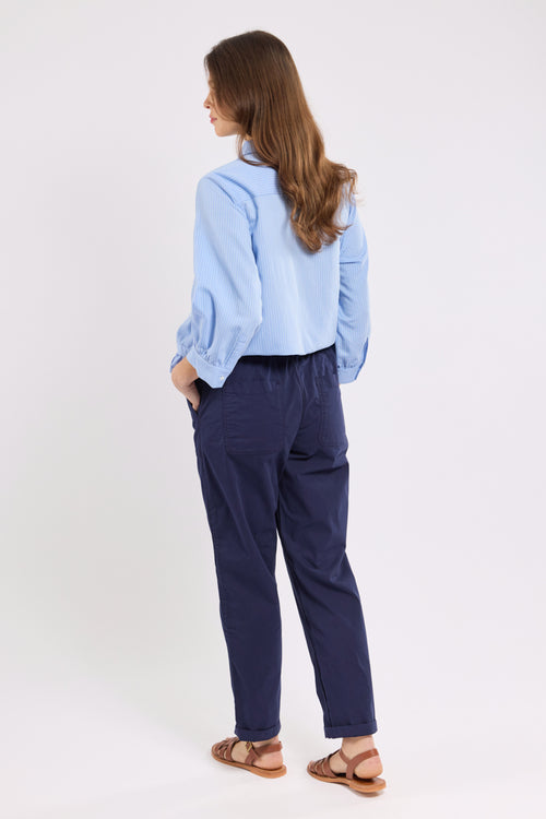 Elasticated waist chinos - cotton - Armor-lux - 3