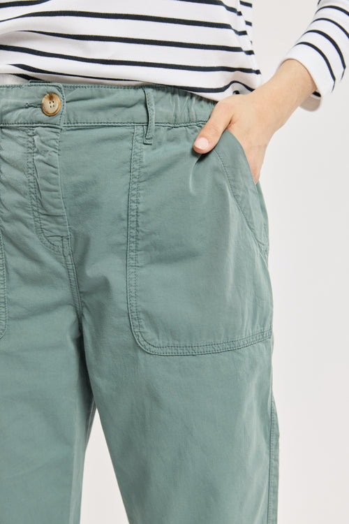 Elasticated waist chinos - cotton - Armor-lux - 2