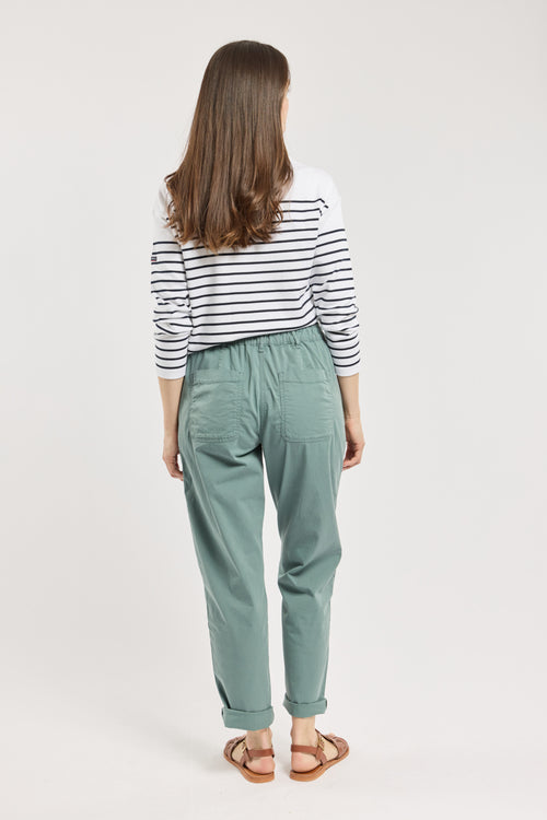 Elasticated waist chinos - cotton - Armor-lux - 3