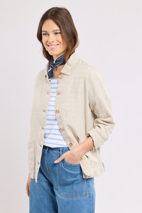 Fisherman jacket - linen - Armor-lux - 2