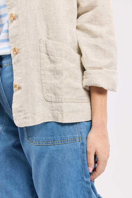 Fisherman jacket - linen - Armor-lux - 4