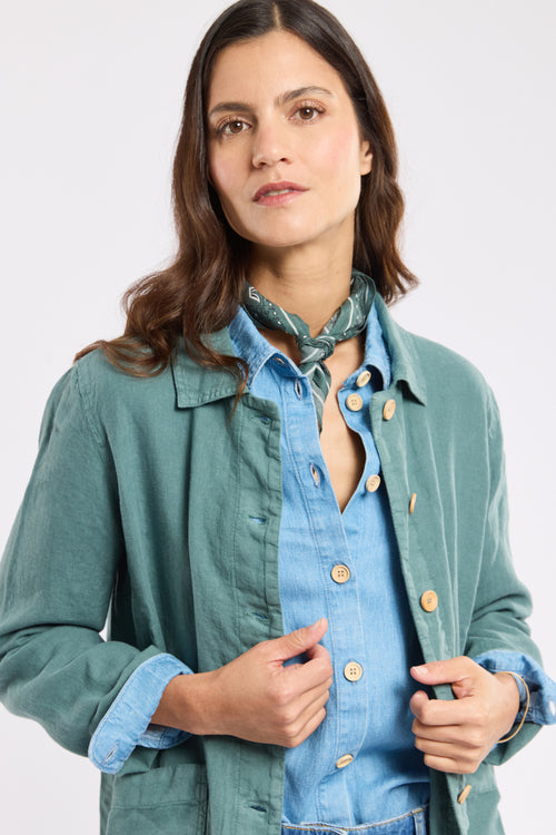 Fisherman jacket - linen - Armor-lux - 2