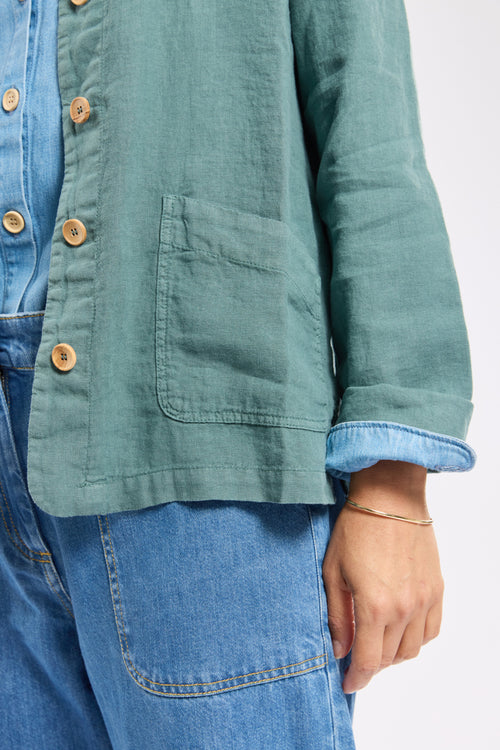 Fisherman jacket - linen - Armor-lux - 4