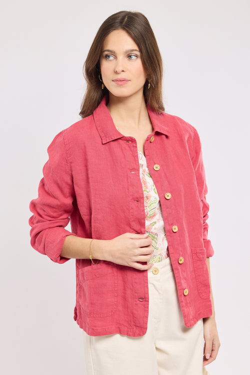 Fisherman jacket - linen - Armor-lux - 1