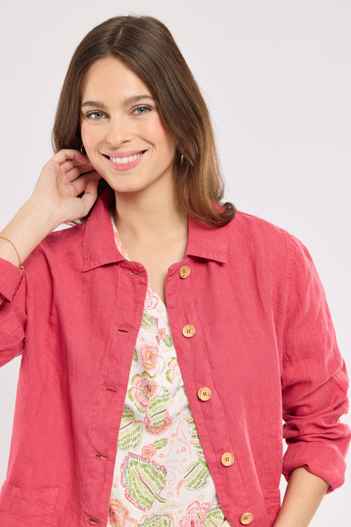 Fisherman jacket - linen - Armor-lux - 2