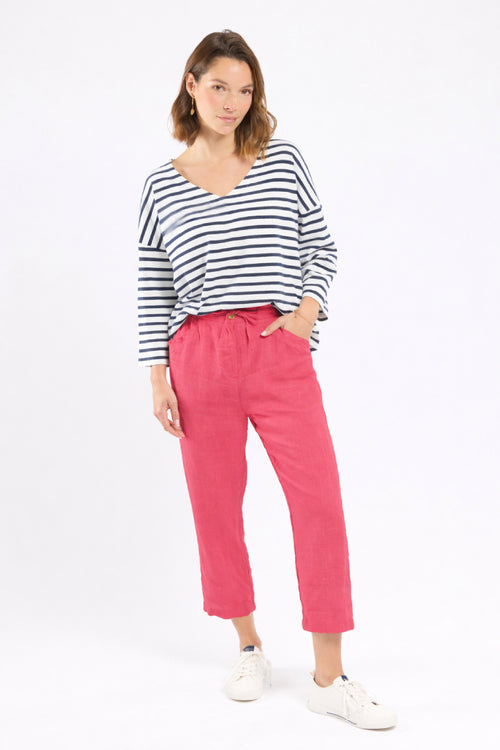 Corsaire taille élastique - lin - Armor-lux - 1