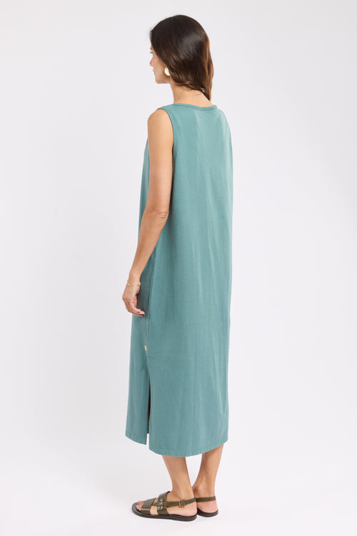 Long tank dress - thick cotton - Armor-lux - 4