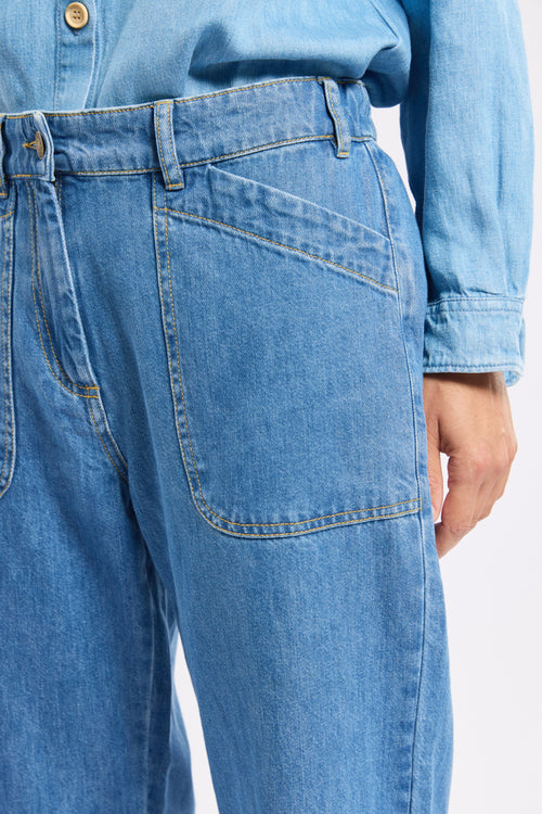 Jeans mit elastischem Bund – Baumwolle - Armor-lux - 2