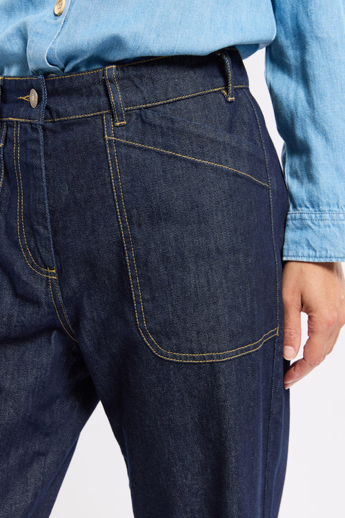 Jeans mit elastischem Bund – Baumwolle - Armor-lux - 2
