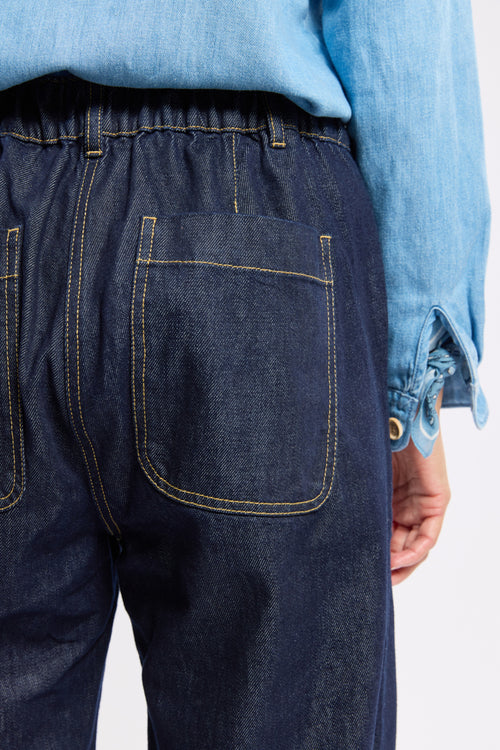 Jeans mit elastischem Bund – Baumwolle - Armor-lux - 4