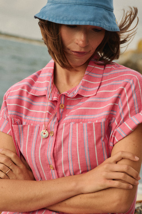 Robe rayée Héritage - coton et lin - Armor-lux - 2