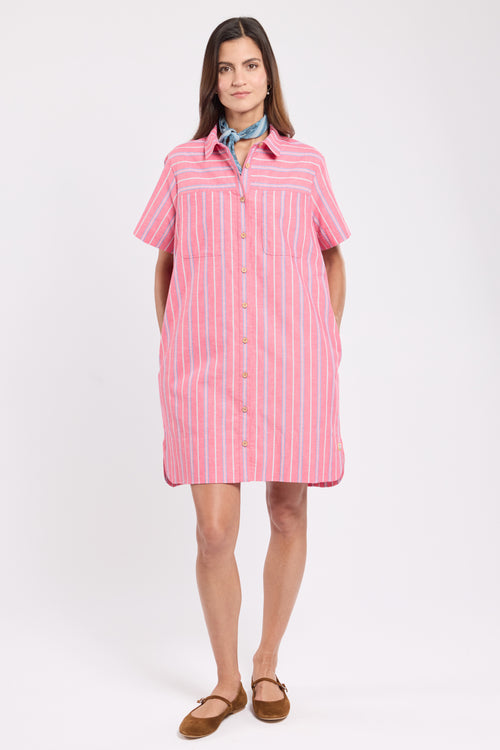 Robe rayée Héritage - coton et lin - Armor-lux - 1