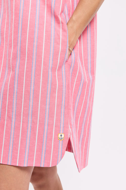 Robe rayée Héritage - coton et lin - Armor-lux - 4