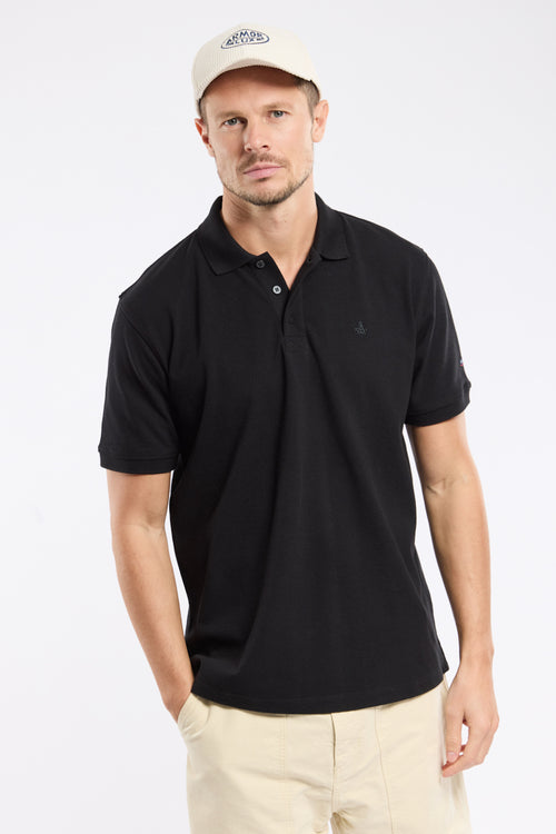 Short-sleeved polo shirt - piqué cotton - Armor-lux - 1