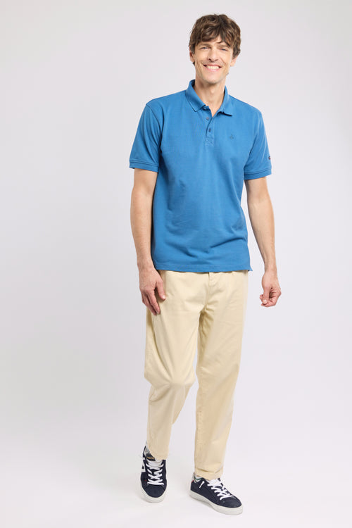 Short-sleeved polo shirt - piqué cotton - Armor-lux - 3