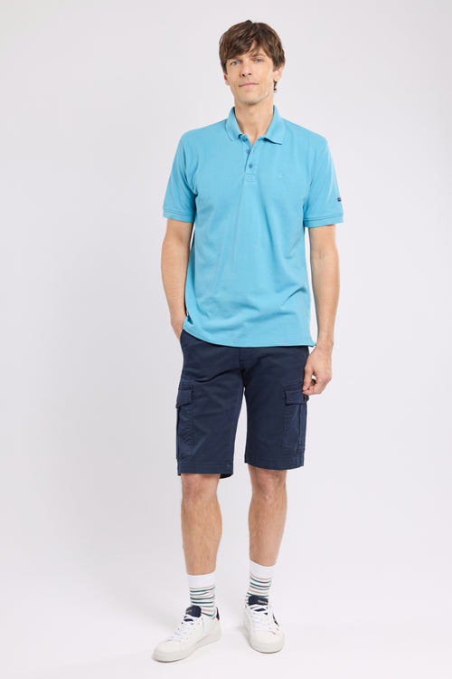 Short-sleeved polo shirt - piqué cotton - Armor-lux - 3