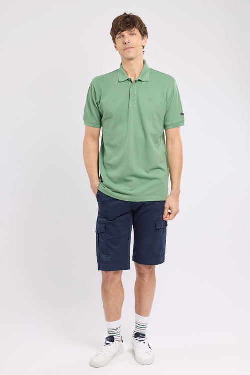 Short-sleeved polo shirt - piqué cotton - Armor-lux - 3