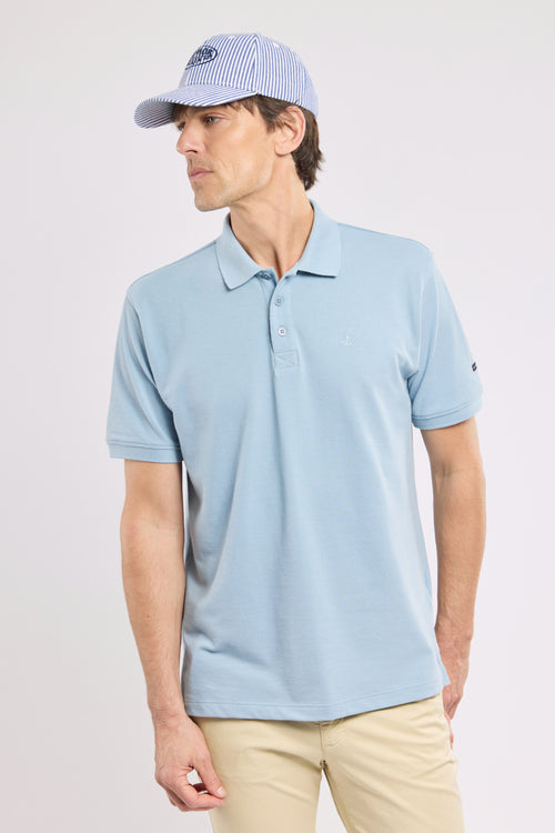 Short-sleeved polo shirt - piqué cotton - Armor-lux - 1