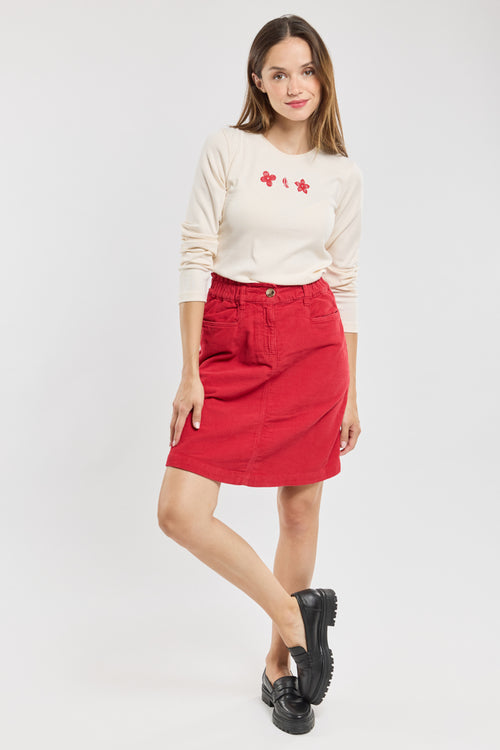 Floral long-sleeved T-shirt – cotton - Armor-lux - 3