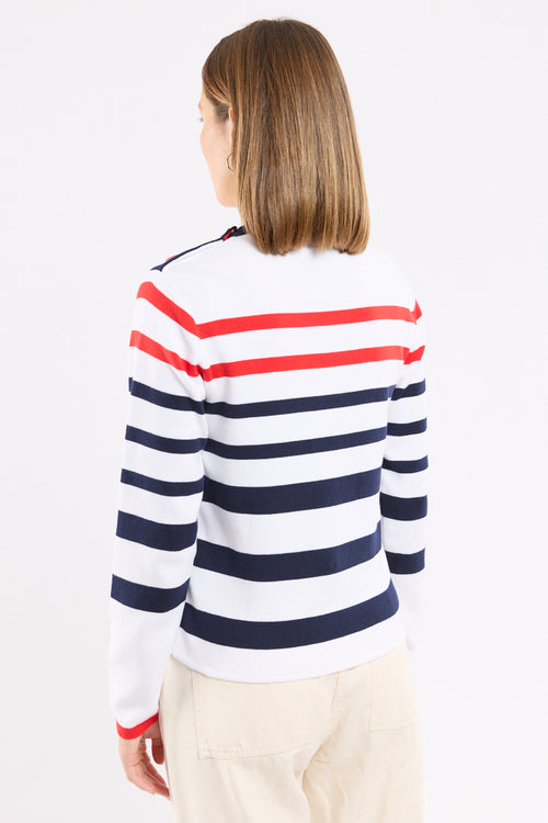 Pull marin rayé - coton - Saint Valentin❤️ - Armor-lux - 4