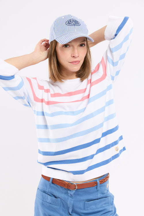 Pull manches 3/4 - coton - Armor-lux - 1