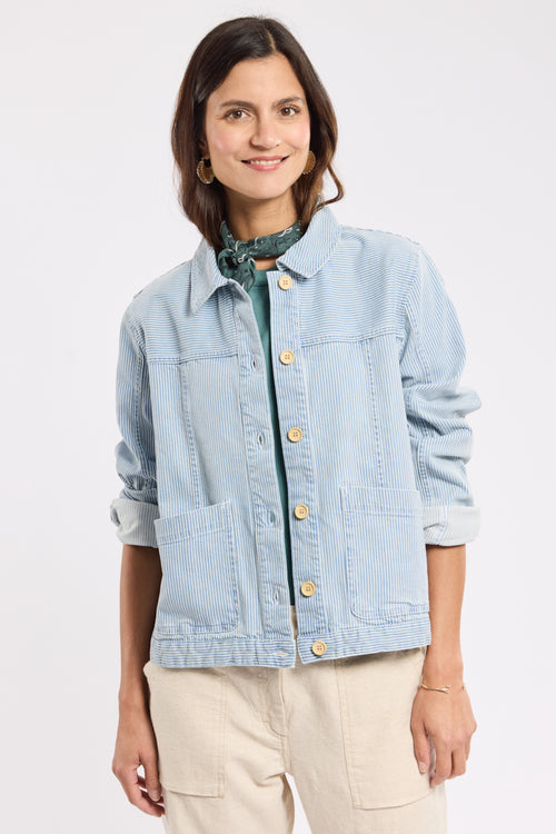 Veste pêcheur rayée - coton - Armor-lux - 2