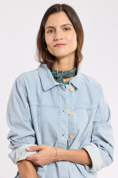 Veste pêcheur rayée - coton - Armor-lux - 4