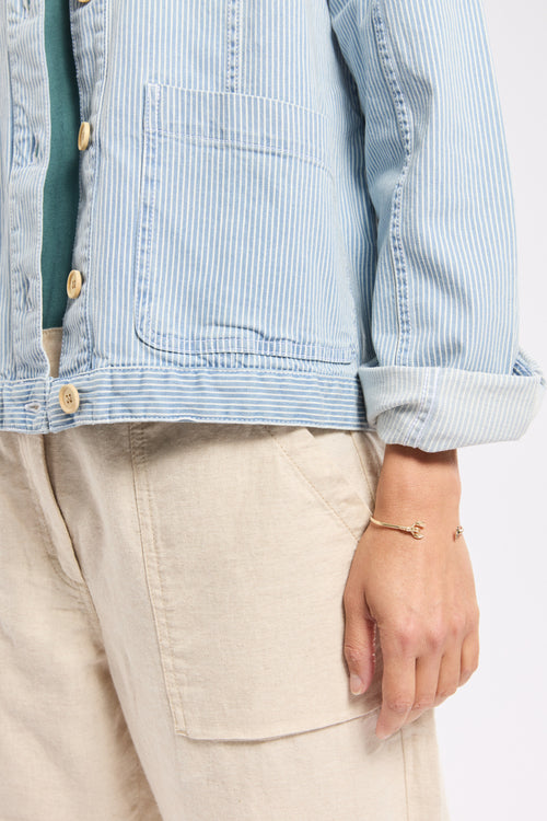 Gestreifte Fischerjacke – Baumwolle - Armor-lux - 6