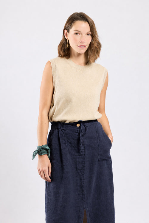 Long skirt - linen - Armor-lux - 4