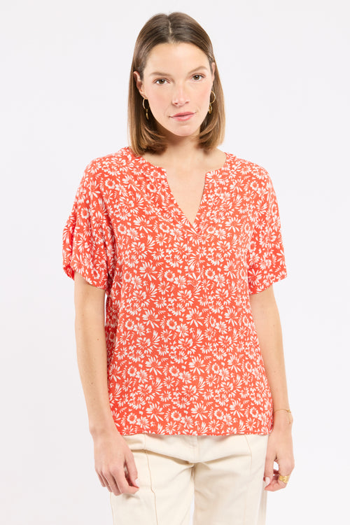 Printed blouse - cupro - Armor-lux - 4