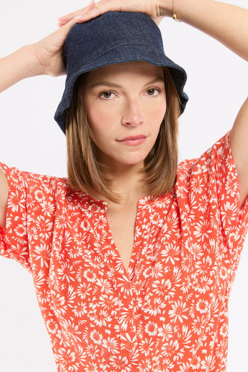 Printed blouse - cupro - Armor-lux - 5