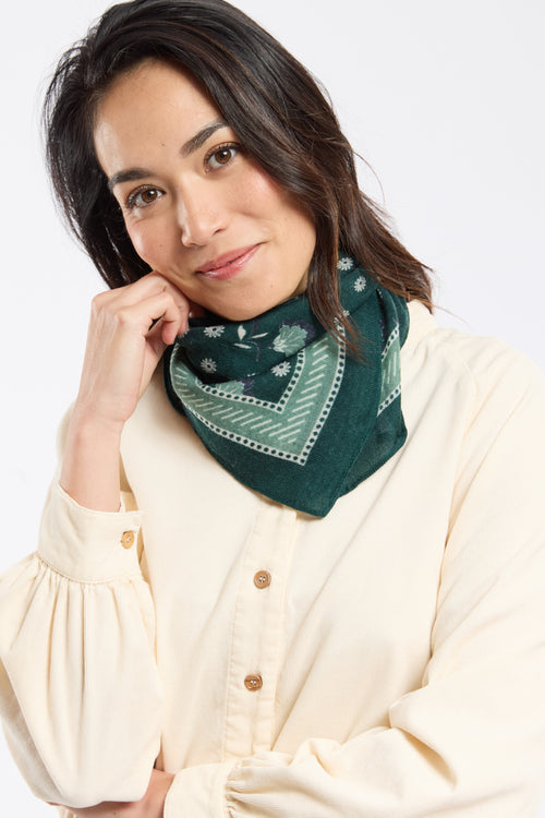 Printed scarf - wool - Armor-lux - 1