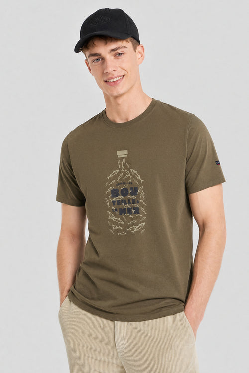 Siebdruck-T-Shirt - leichte Baumwolle - Armor-lux - 1