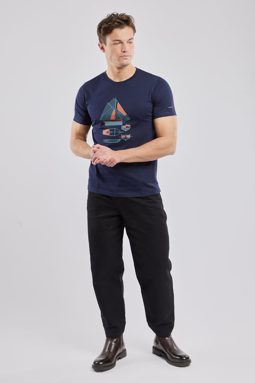 Screen-printed T-shirt - light cotton - Armor-lux - 3