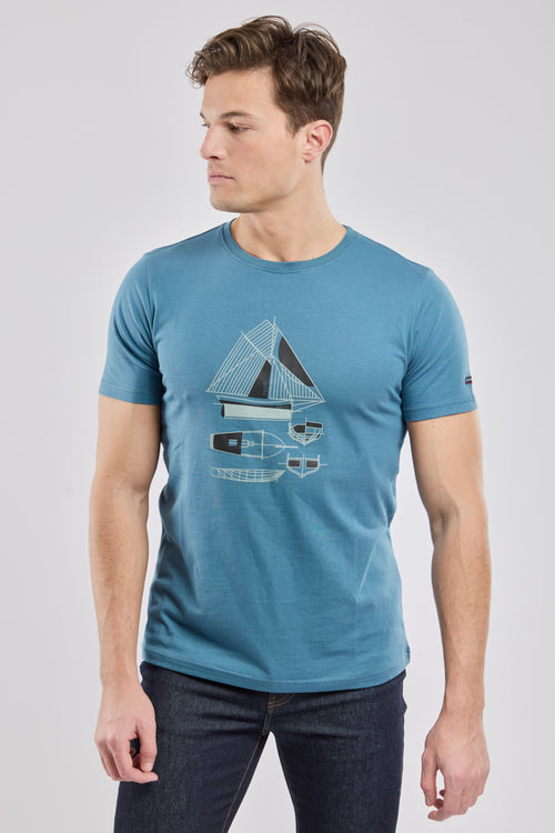 T-shirt sérigraphié - coton léger - Armor-lux - 1