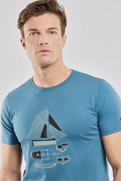 Screen-printed T-shirt - light cotton - Armor-lux - 2