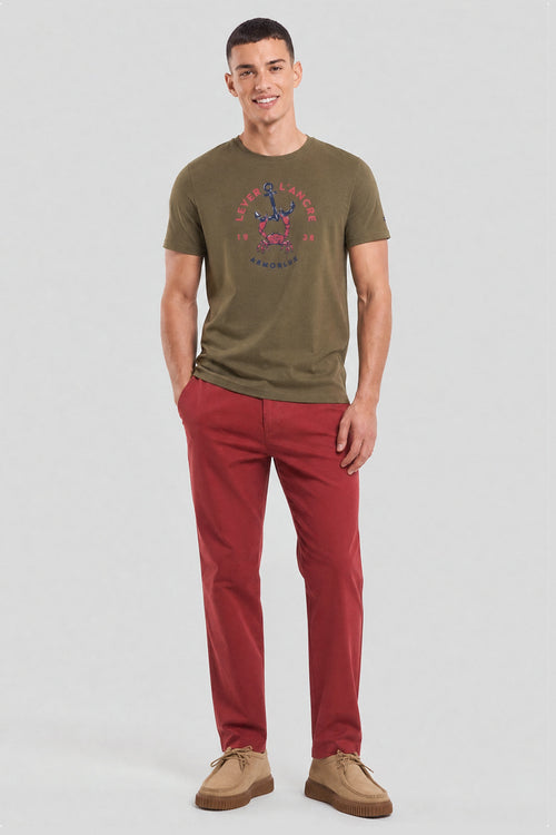 Siebdruck-T-Shirt - leichte Baumwolle - Armor-lux - 3