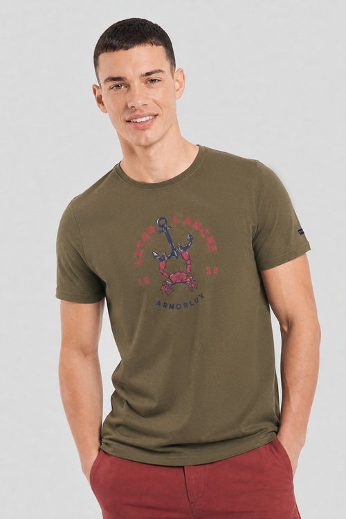 Siebdruck-T-Shirt - leichte Baumwolle - Armor-lux - 1