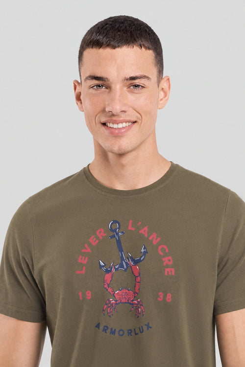 Siebdruck-T-Shirt - leichte Baumwolle - Armor-lux - 2