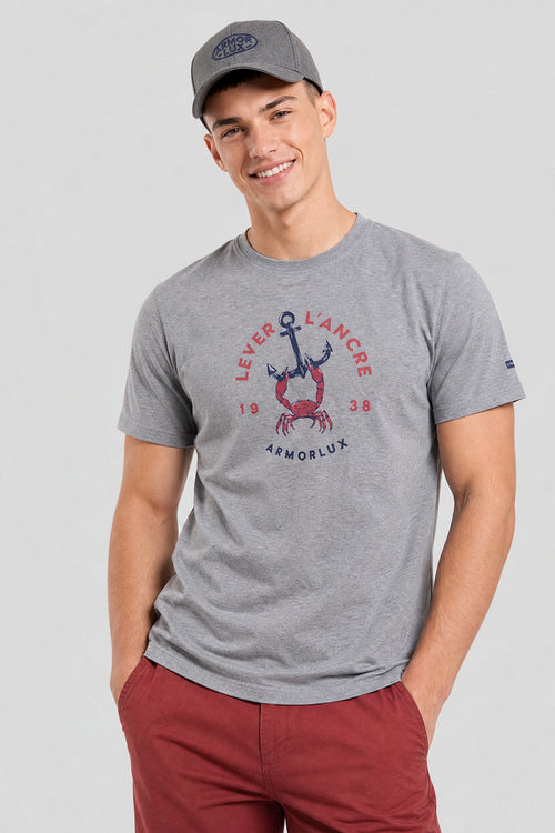 Siebdruck-T-Shirt - leichte Baumwolle - Armor-lux - 1
